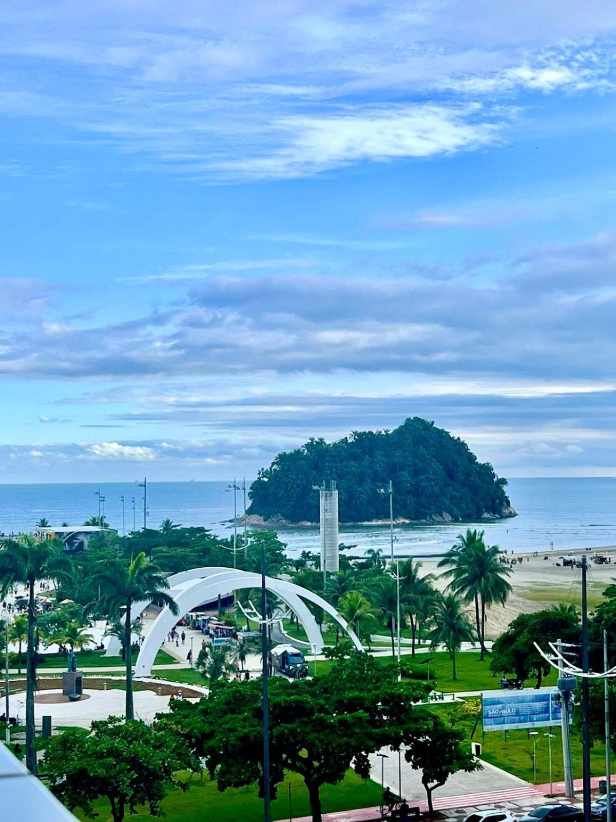 Apartament Kitinete Frente Ao Mar 1315 São Vicente Zewnętrze zdjęcie
